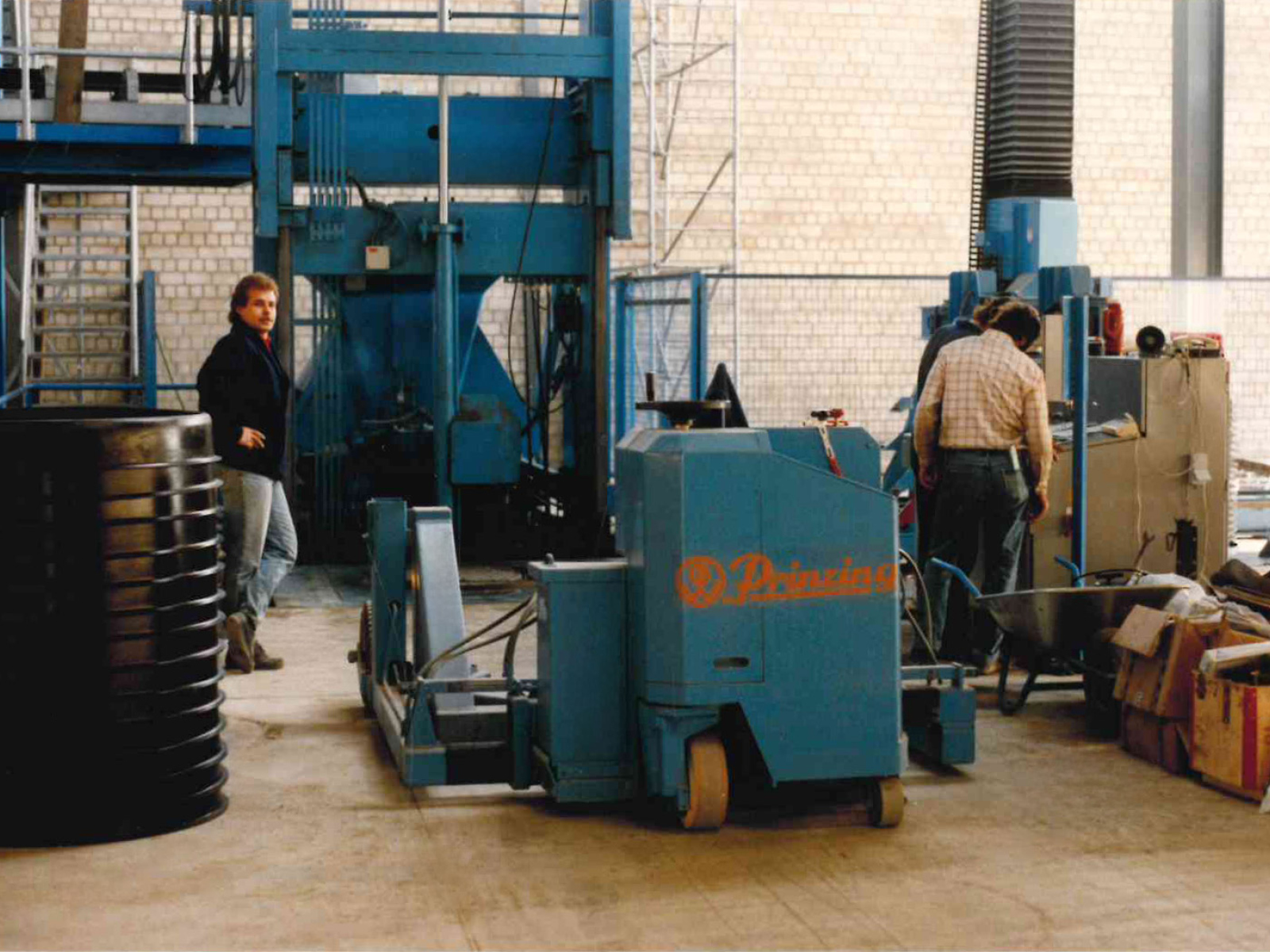 1970 – Wiederaufbau und Aufbau des Betonwerks